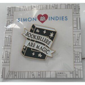 Booksellers Are Magic Book Enamel Lapel Pin Simon Indies